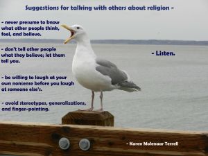 suggestions for talking with