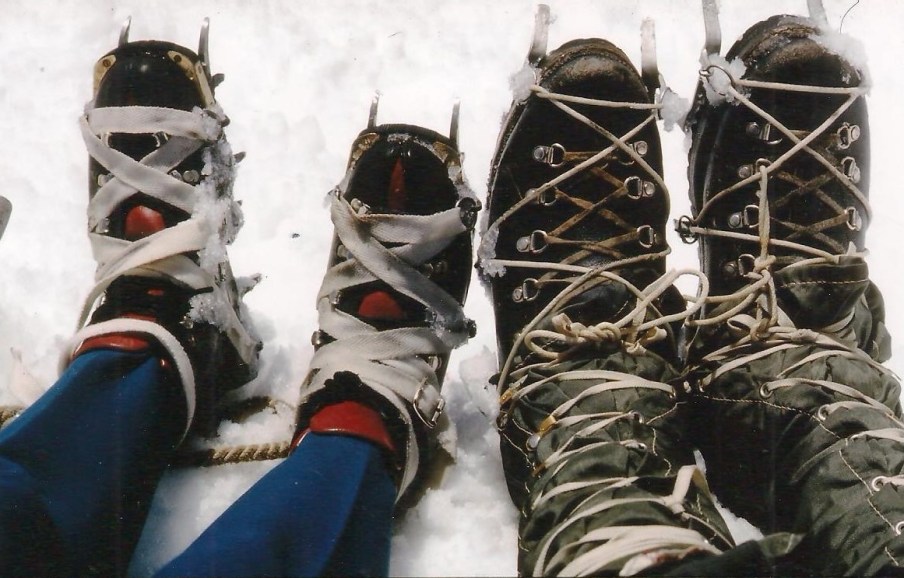 climbing boots Karen Dad