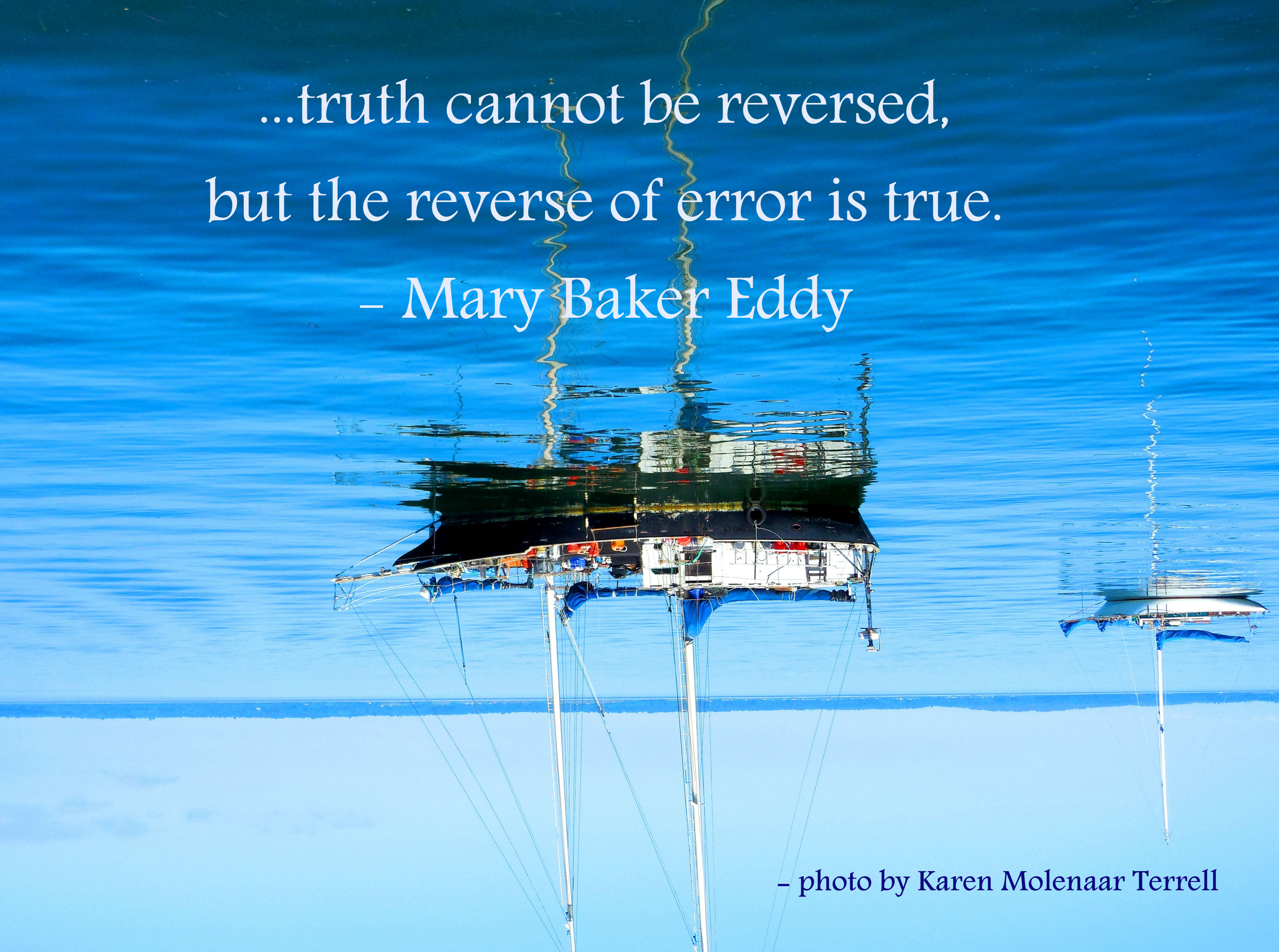 truth cannot be reversed