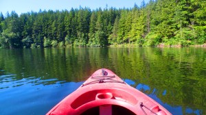 Kayaking on Lake Padden